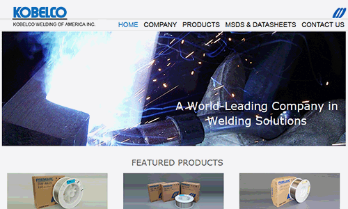 Business Web Application Kobelco Welding